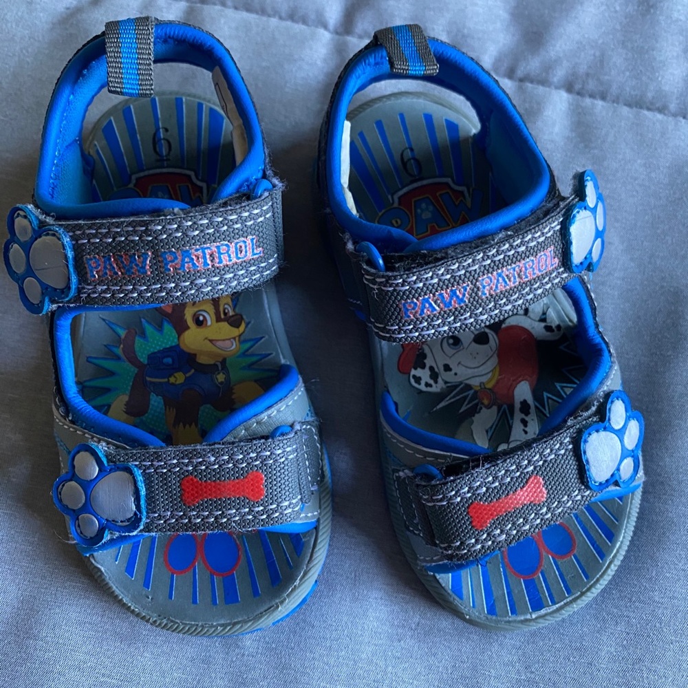 Paw Patrol Velcro shoes - Chase and Marshall
